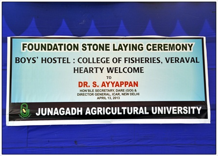 2013april13 foundation ston laying ceremony veraval